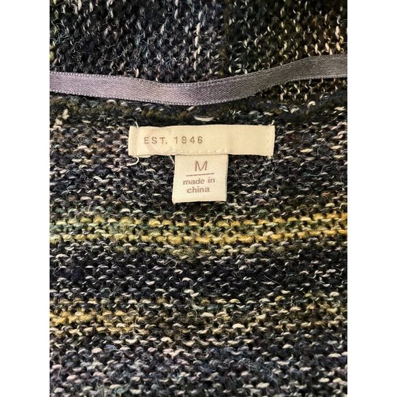 C est. 1946 long line open front collared cardigan sweater vest - Picture 3 of 7